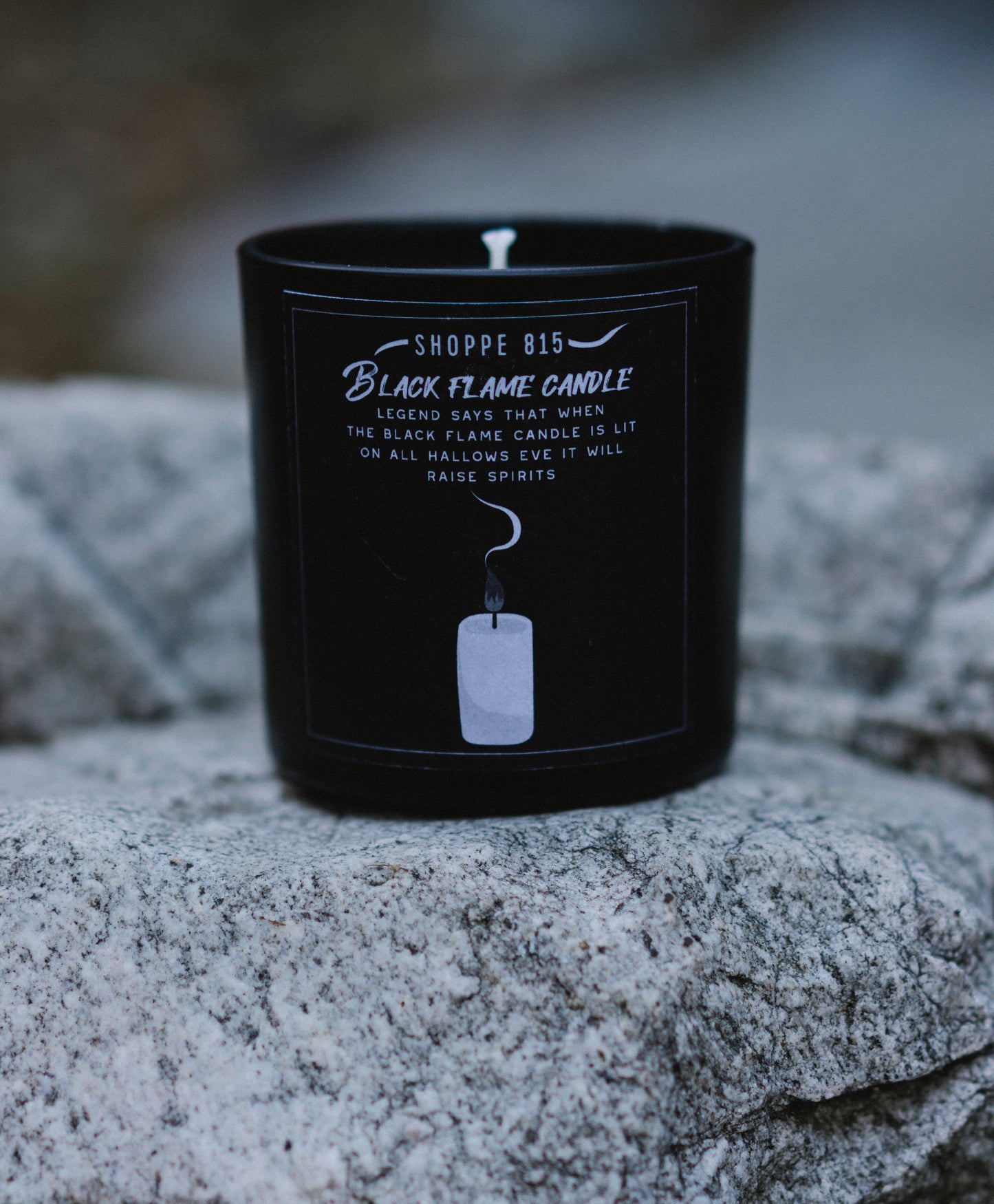 Black Flame Candle - Shoppe 815