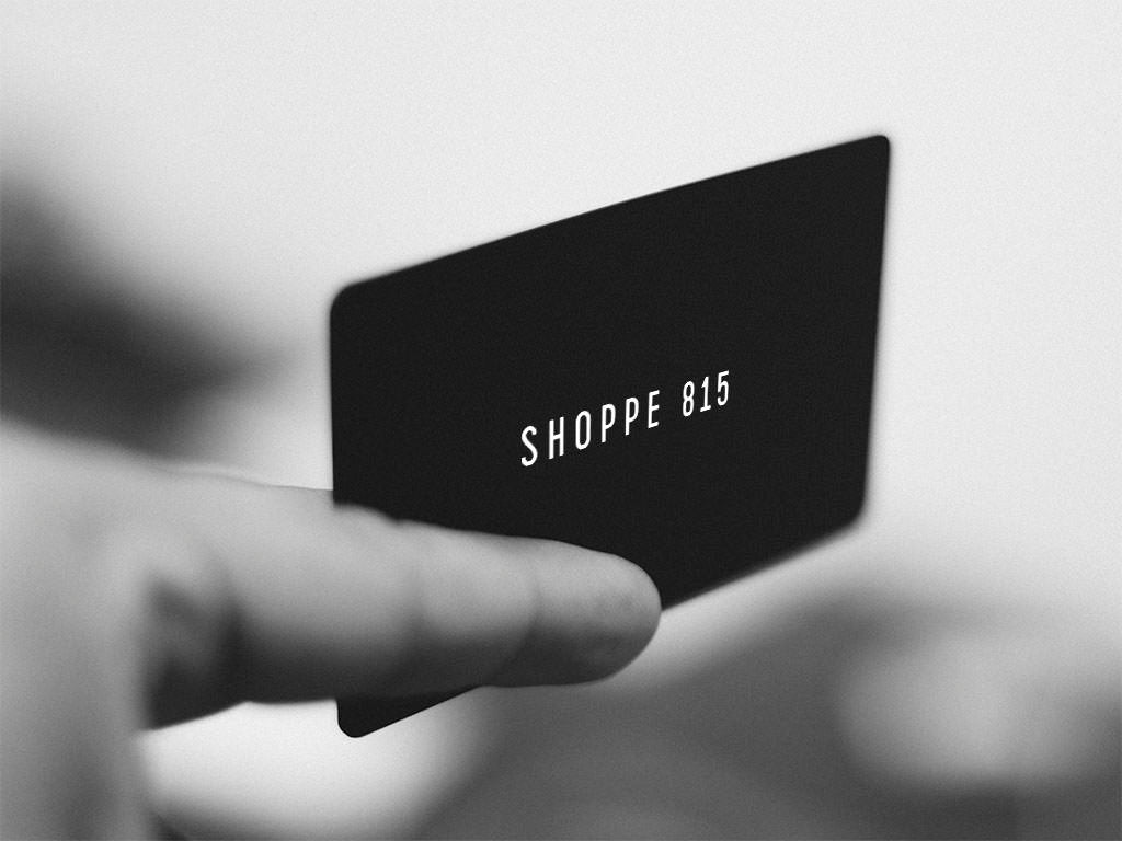 Shoppe 815 gift card