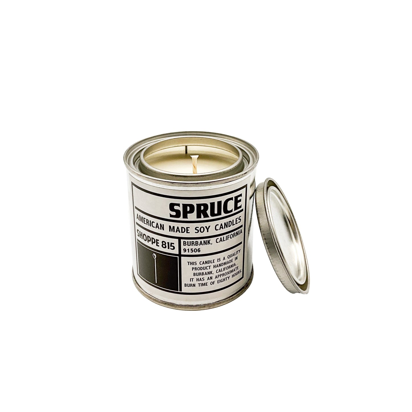 Bestselling gender neutral, masculine, tin candles for risk takers and goal driven achievers.  Hand poured with soy wax. 