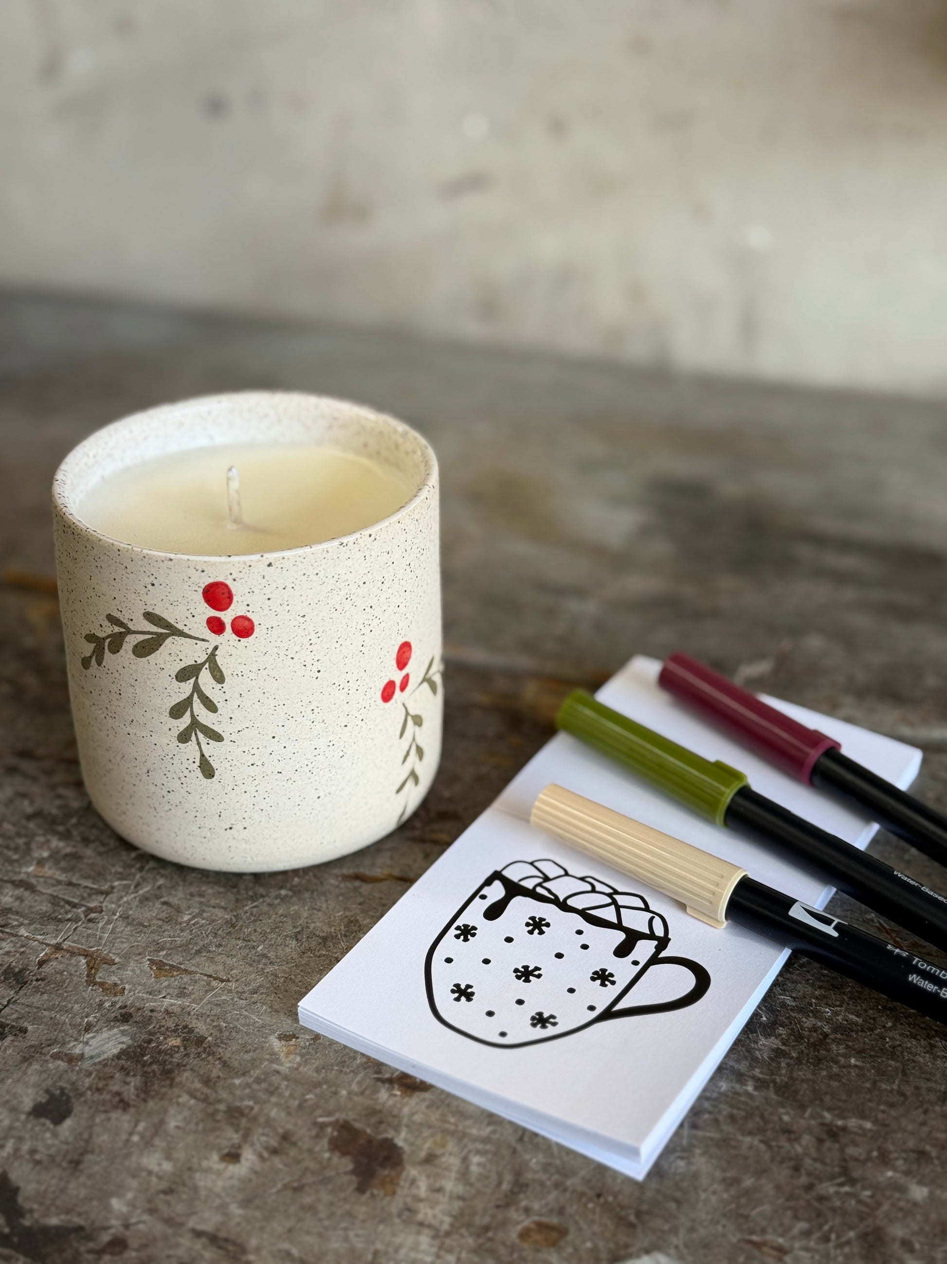 Silent Night Slowdown Christmas Candle - Pine - Shoppe 815