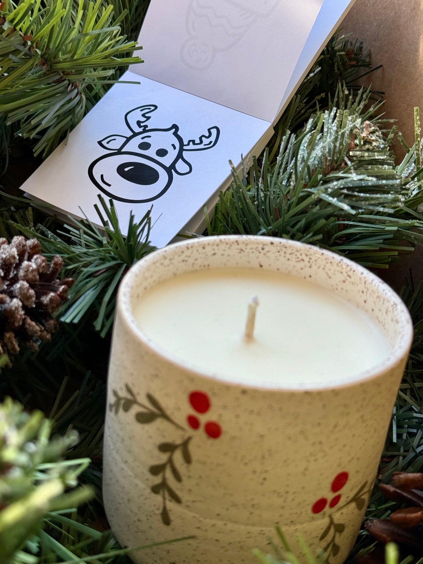Silent Night Slowdown Christmas Candle - Pine - Shoppe 815