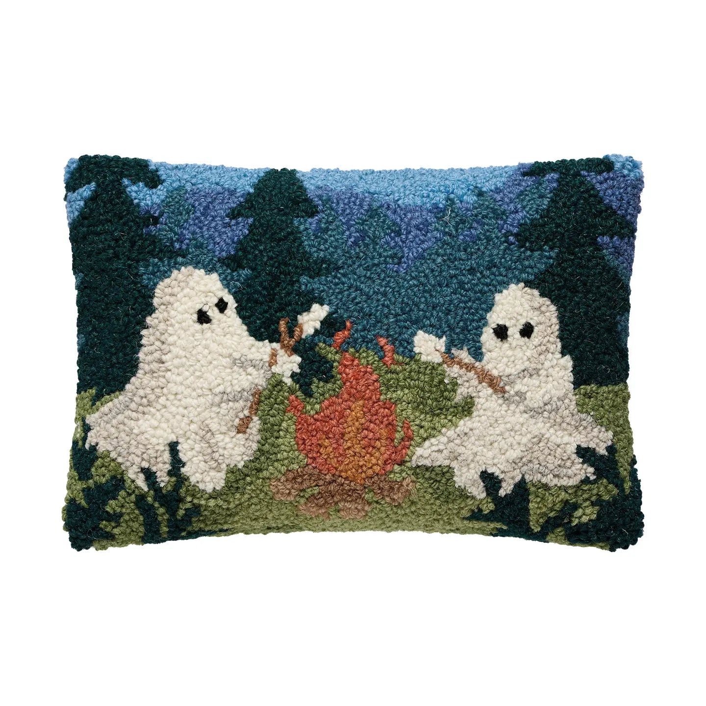 Ghost Campfire Pillow - Shoppe 815