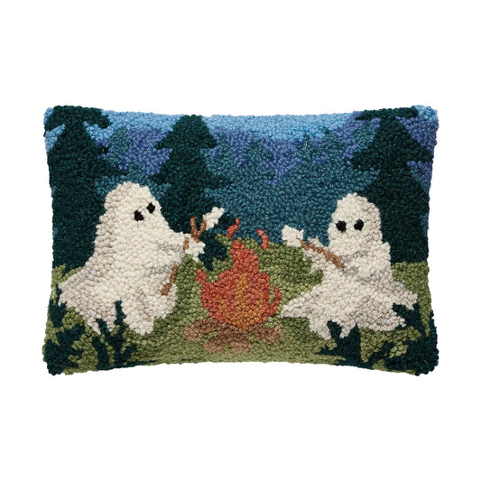 Ghost Campfire Pillow - Shoppe 815