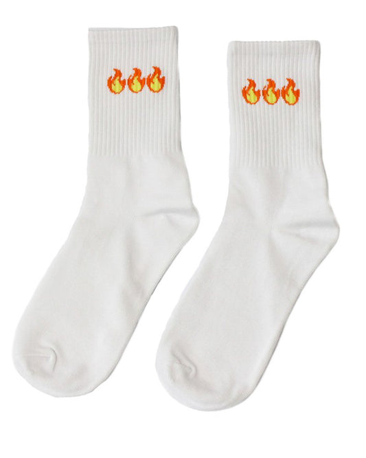 Hot Stuff Socks - White - Shoppe 815