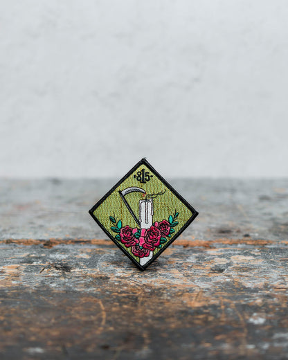 Diamond Candle Slayer Patch - Sickle - Candle - Roses