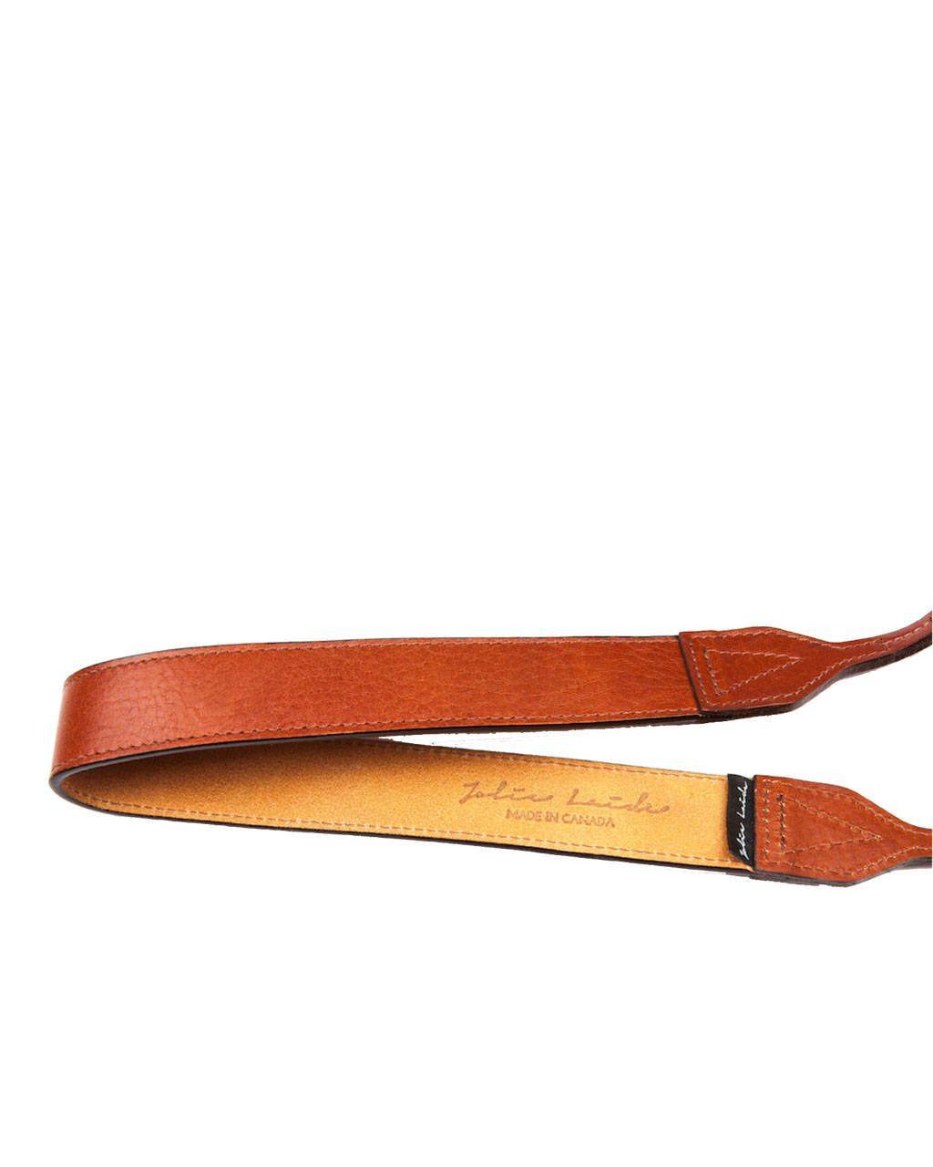 leather camera strap